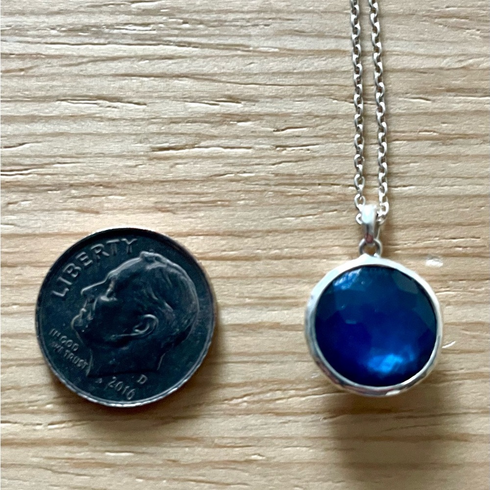 Ippolita Sterling Silver Navy Wonderland Pendant